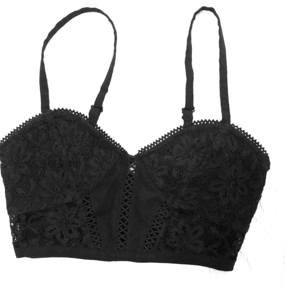 NWOT Free People Black Crop Top & Skirt 2piece Set - Picture 7 of 10